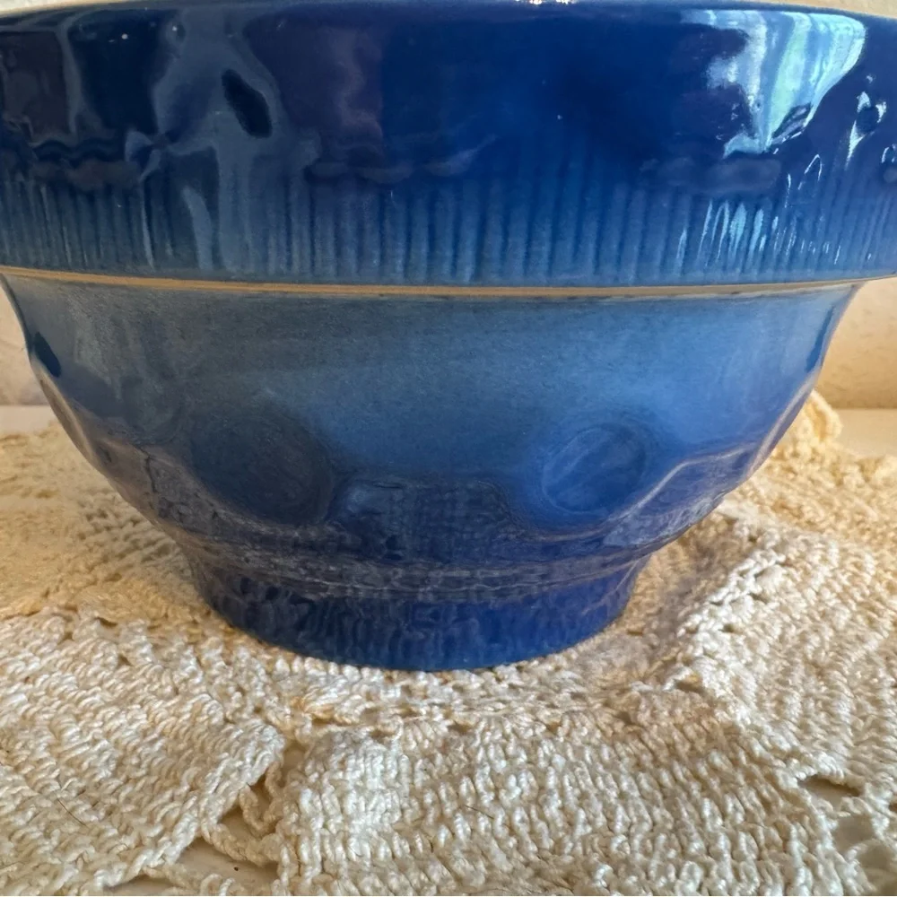 Vintage Blue Stoneware Bowl Set - Picture 12 of 16